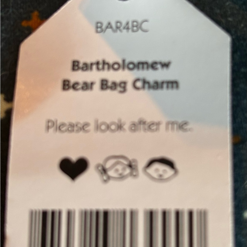 Jellycat BARTHOLOMEW BEAR Bag Charm Authentic direct from Jellycat Brown collect - Picture 8 of 16